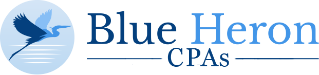 Blue Heron logo services