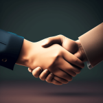 Bookkeeping services handshake